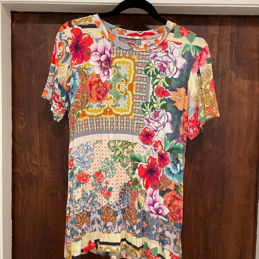 Johnny Was Crew Neck Tee